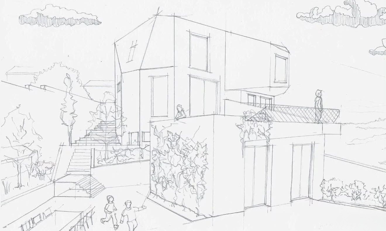 Before: architectural sketch